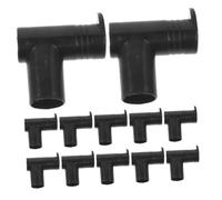 MAGICLULU 12 pièces Connecteurs Plastique pour Séchoir à Vêtements Raccords à Angle Droit pour Barre Simple et Double Pinces de Rail Au Sol pour Stabiliser Extensible