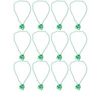 MAGICLULU 12 Pièces Décoration de Cou Saint Patrick Tasse Verte | Bijou Festif à Perles, Style Classique et Lumineux, pour Fête de Mars, Couleur Résistante