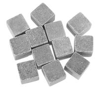 MAGICLULU 12 Pièces glace whisky pierre glaçons accessoire de whisky refroidisseur de whisky réutilisable accessoires rocher pierres à whisky domestiques approvisionnement en vin Métal