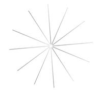 MAGICLULU 12 pièces Piquets Acier Inoxydable pour Planche de Blocage Au Crochet Fixation Polyvalente pour Outils de Tricot DIY Kit de Broches Métalliques pour Projets