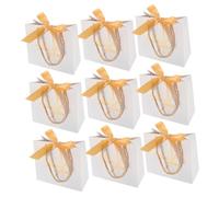 MAGICLULU 12 Pièces Traite Les Boîtes Avec Des De Mariée Pré Faire La Fête Invité Célibataire Cordon Bonbon Planificateur Mariage Géant Papier Blanche