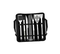 MAGICLULU 12pièces Kit Ustensiles De Barbecue Acier Inoxydable Avec Pelle Pince Couteau Fourchette Brosse Brochette Et De Rangement Pour Pique- Et Camping