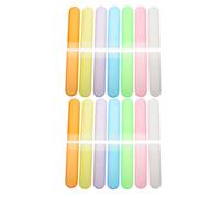 MAGICLULU 14 Pièces Étui à Brosse à Dents de Voyage Portable en PP Léger Étanchéité et Protection Couleur Mixte Unique pour Salle de Bain et Déplacements Couleur