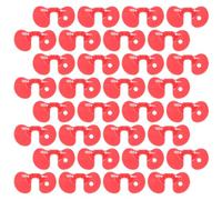 MAGICLULU 150 Lunettes Anti-combat pour Volailles en Plastique Rouge, 150 Pièces, Œillères pour Poules, Coqs et Faisans, Protection Anti-picage pour Élevage en Plein Air, Accessoires