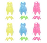 MAGICLULU 18 Pcs Supports de Tees de Golf Plastique Incassable Porte-balles Stable pour Simulateur Golf Accessoires pour Entraînement Intérieur et Extérieur Pratique sur Gazon et Terrain