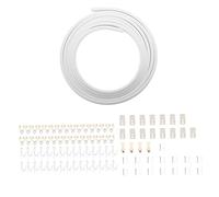 MAGICLULU 1Ensemble Rail Plafond Rideaux Silencieux Curseur De Courbé Et Ajustable
