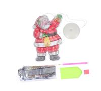 MAGICLULU 1pc Adorable Pendaison Suspendue Décor Santa Claus Nuit Lumière Lumière Lumière