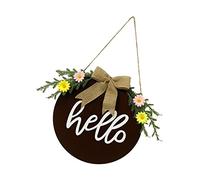 MAGICLULU 1Pc Couronne Cozy Scene Suspendu Décor Plaque Memorial Day Badges Front Star Badge Grad Néon Bannière Couvercle Félicitations Décoration De Noël Décor De Bienvenue Décor