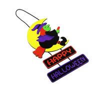 MAGICLULU 1Pc Décorations De Porte De Liste De Sorcière À Trois Voies Accessoires Collier Décoration De Porte D'Entrée Trampolines Pendentifs Chics d'halloween Autocollant Décoré