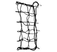 MAGICLULU 1pc Filet Extensible pour Bagages de Moto 8 Crochets Résistants en Latex Noir pour Scooter et Véhicule Électrique, Fixation Sécurisée et Flexible des Bagages