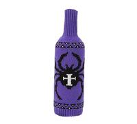 MAGICLULU 1Pc Halloween Bouteille De Vin Ensemble Flacons Pliables Filtre Fuite Vin Pull Couverture Bonbons en Bouteille Hydro Halloween De d'emballage De