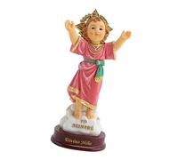 MAGICLULU 1Pc Mains Levées Fils Jésus Calendrier De L'Avent Catholique Orthodoxe Lumière LED Miniature Figurines De La Nativité Collier Crucifix Statues Croix De Jean Ornements Vierge