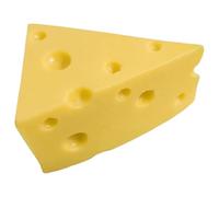 MAGICLULU 1Pc Simulation Fromage Modèle Fromage Artificiel Faux Réaliste Mousse Simulation Triangle Modèle pour La Maison Pâtisserie Photo Accessoires Décor S