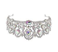 MAGICLULU 1Pc Strass Cheveux Cerceau Femmes Cheveux Mariée Couronne Mariée Cheveux Cerceau Couronne Bandeau Mode Cheveux Cerceau