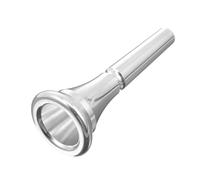 MAGICLULU 1pièce Embouchure pour Cor Simple Laiton Plaqué Argent Accessoire et Élégant pour Joueurs Débutants à Professionnels
