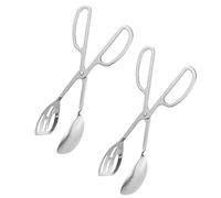 MAGICLULU 1pièce Pince à Salade Acier Inoxydable Ustensile De Cuisine Pour Buffet Barbecue Pâtisserie Et Pain Pince Alimentaire Ergonomique Résistante Chaleur