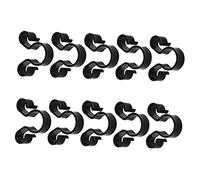 MAGICLULU 2 Ensembles Clip Bougies pour Gâteau Pince À Bouteille De Vin Porte-Bouteille Unique Clip Pyrotechnique Bouteille Pot De Plante Grasse Black Plastique 10 Pièces * 2