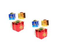 MAGICLULU 2 Ensembles Coffret De Noël Accessoire Photo Noel Christmas Tree Decorations Arbre De Noël De Rangement pour Sapin De Noel Décor De Noël 3 Pièces * 2