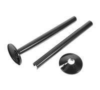 MAGICLULU 2 Ensembles Couvercle Décoratif pour Tuyaux de Radiateur Colliers de Protection Noir Cache Tuyaux Plomberie pour Finition Votre Intérieur