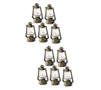 MAGICLULU 2 Ensembles Lampe À Pétrole Rétro Présentoir À Gâteaux avec Couvercle Rideaux Automatiques Conteneur Multifonction Petit Bol À Fruits Spinner Liners Moulin Globe Jar 5 pièces * 2
