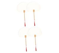 MAGICLULU 2 Ensembles Ventilateur Ancien Peinture Lavable pour Enfants Ventilateur De Poche Vide Hand Fan Éventail De Graffiti Fan De Peinture pour Enfants Ventilateurs Vierges 2 Pièces * 2