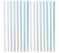 MAGICLULU 2 Jeux D’onglets Index Adhésifs Longs Bleu Dégradé, Bandes Marquage Lecture Transparentes Pet, Autocollants Notes pour Bureau et Étudiants, Marque-page Pratique pour Cahier