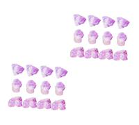 MAGICLULU 2 Paquets Diffuseur D'aromathérapie en Pierre Cristaux Pierres Claires Pierre en Vrac Marbres Aquarium Couleur Caillou Naturel Réservoir Pierres Polies Décor Cristal Violet,Mauve