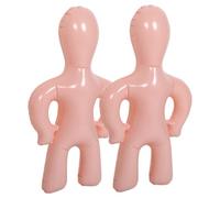 MAGICLULU 2 Pièces Afficier Effrayant de d'halloween Ornement de fête pour Halloween décor d'halloween Accessoires de fête Maison hantée modèle Gonflable PVC Beige