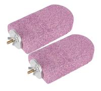 MAGICLULU 2 Pièces Bloc Minéral pour Oiseaux Perchoir en Pierre, pour Bec | Surface Poreuse Texturée, Plateforme D’enrichissement en Cage, Usage Quotidien pour Cacatoès et Oiseaux