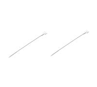 MAGICLULU 2 Pièces Brosse de nettoyage de paille outils pipette pipeline goupillon embouteillage brosse à paille de bébé biberon pp blanche