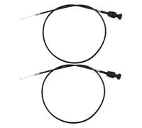 MAGICLULU 2 pièces Câble Accélérateur et Starter pour Lot de Contrôle Précis de Embrayage et Du Starter Compatible Quad et Kart à Gaz Réponse pour Tout-