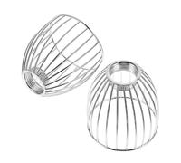 MAGICLULU 2 Pièces Cage Lampshade Industrial Metal Pendant Light Shade With Artistic Iron Design For Bedroom And Dining Ceiling Decoration
