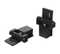 MAGICLULU 2 Pièces Charnière de Rechange pour Lecteur Audio, Couvercle | Plastique Noir, Axe Rotatif à Bascule, Pièces de Remplacement pour Plateau Tournant, Ajustement Ferme