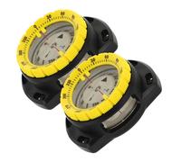MAGICLULU 2 Pièces équipement de plongée Compas Boussole de Survie Boussole de plongée Compact Mini de Poignet