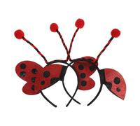 MAGICLULU 2 pièces Headbands Costume Insecte Accessoires Mode pour Femmes -tête Coccinelle Garçon Fille pour Fêtes Festivals et Activités Plein Air