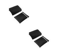 MAGICLULU 2 Pièces Housse de Protection pour Barbecue Imperméable et Résistante Aux Intempéries Couverture pour Fourneau Extérieur Noir