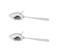 MAGICLULU 2 Pièces Infuseur À Thé En Acier Inoxydable Passoire Fine Réutilisable Pour Maison Bureau Accessoires Pour Thé En Vrac 15.00X5.80X7.00Cm