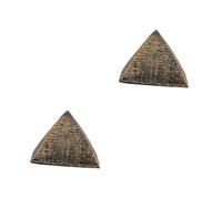 MAGICLULU 2 Pièces Jouets bac à Sable Mini-Jouets Jouets Miniatures pour Enfants Sculpture Ancienne Egypte Ancienne pour Les Enfants Sculpture de Passage de Pyramide résine Golden