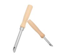 MAGICLULU 2 Pièces Lid Cutter Straw Hole Punch Tool With Wood Handle Portable And Easy To Use Puncher For Lemonade Cup Lids And More Compact Straw Punching Tool For Home