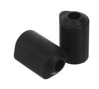 MAGICLULU 2 pièces Lot de Chaussettes Silicone pour Extrudeuse Noire Protection Thermique pour Buse et Bloc Chauffant Compatible Multiples Modèles Imprimantes Facile à Installer et