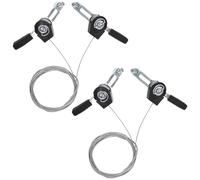 MAGICLULU 2 Pièces Manette de Guidon Vélo 21 Vitesses en Alliage et Acier Inoxydable Levier de Frein Ergonomique Résistant à L'oxydation pour Vélo Pliant et Route
