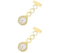 MAGICLULU 2 Pièces Montre à Gousset Infirmière Créative en Alliage et Plastique, Accessoire Portable pour Occasions Médicales et Hôpital, pour Étudiantes et Infirmières