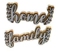 MAGICLULU 2 Pièces Ornements de Lettres en Bois Panneau à Lettres z Lettres de chapiteau Papa décoration Lettres en Bois de Mariage pour Mur décor de Lettres