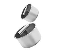 MAGICLULU 2 pièces Outil de Cuisine Acier Inoxydable pour Fabrication de de Viande de Presse Manuelle pour Forme Précise et Nettoyage Facile pour Cuisine à Réutilisable