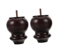 MAGICLULU 2 Pièces Patte-Ciel de Style transitionnel Pieds du mobilier Pattes de Meubles en Bois pies Para muebles Cuisses de lit Pignes de Table en Bois Coffee