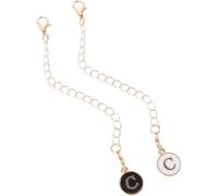 MAGICLULU 2 Pièces Pendentif Lettre pour Tasse en Chaîne Suspendue Légère | Résistant à Rouille et Décoloration, Charme Lettre Suspendu, pour Gobelets et Tasses, Style Unique