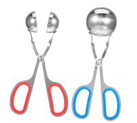 MAGICLULU 2 pièces Pince à Acier Inoxydable avec et Petite Outil de Cuisine Polyvalent pour Viande Pâte et Cake Pop et Ergonomique
