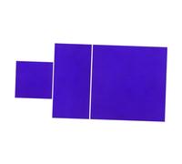 MAGICLULU 2 pièces Plaque de Verre Cobalt pour Expériences Scientifiques Outil de Laboratoire pour Chimie Scolaire à Haute Température Réutilisable et Adapté à Enseignement