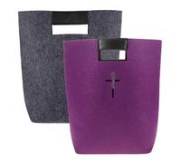 MAGICLULU 2 Pièces Pochette pour Bible Et Fourre-Tout Volumineux Léger pour Courses Et Voyages Pochette Pratique pour Étude Biblique