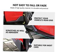 MAGICLULU 2 pièces Protection pour Arrière Fibre de Diffuseur et Aileron Arrière Voiture Protège Les Rayures et Abrasions Installation Facile avec Vis
